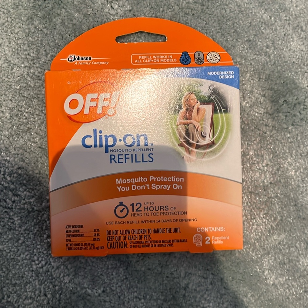Off! Clip-On Mosquito Repellent Refills 2 Pieces